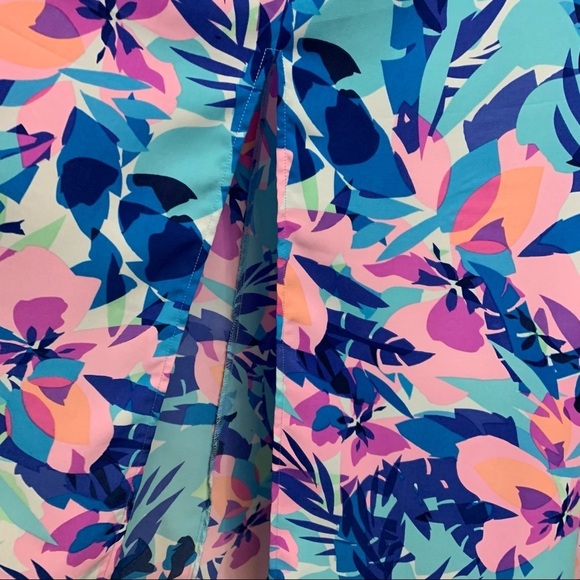 Swim Suits For All Blue Floral Maxi Cover Up Dress - Picture 5 of 13